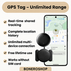 Motorbike GPS Tracker – No Monthly Fees – Works with Apple Find My & Android Find My Device