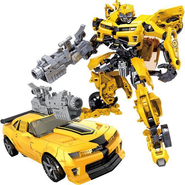 Optimus Bumblebee transforming action figure toy transformation steps