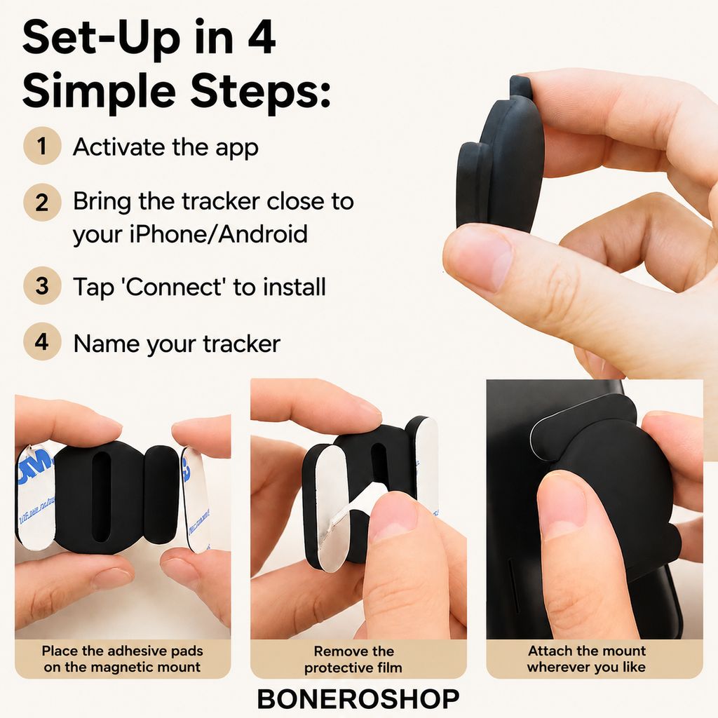 GPS Tracker for Elderly – No Monthly Fees – Works with iPhone & Android